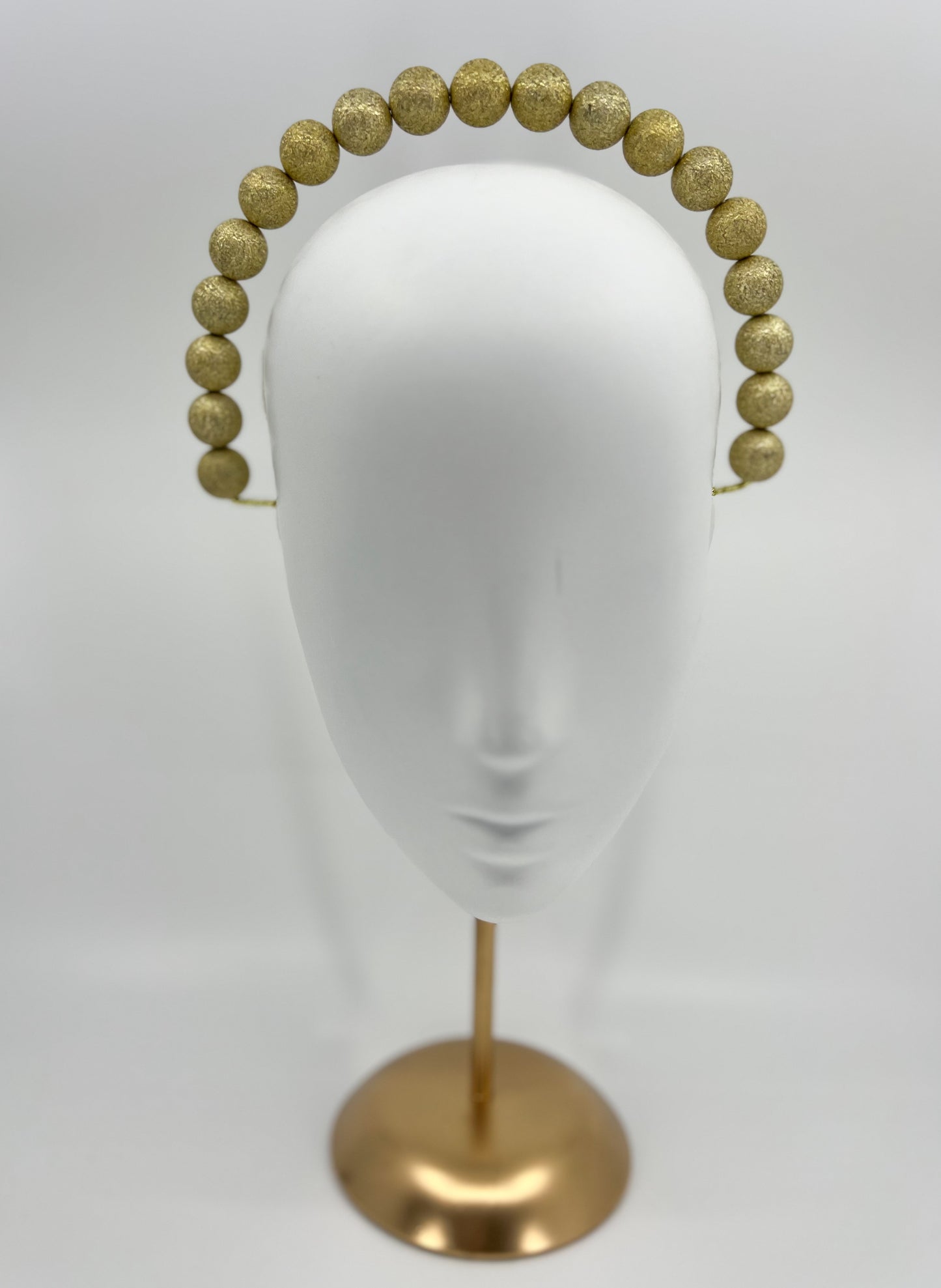 Gold Beaded Halo Headpiece - BY⭑SHIMMER