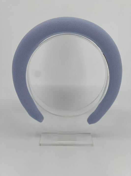 Pale Blue Luxury Padded Headband - BY⭑SHIMMER
