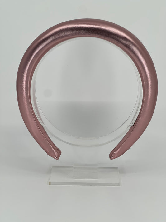 Rose Gold Metallic Luxury Padded Headband - BY⭑SHIMMER
