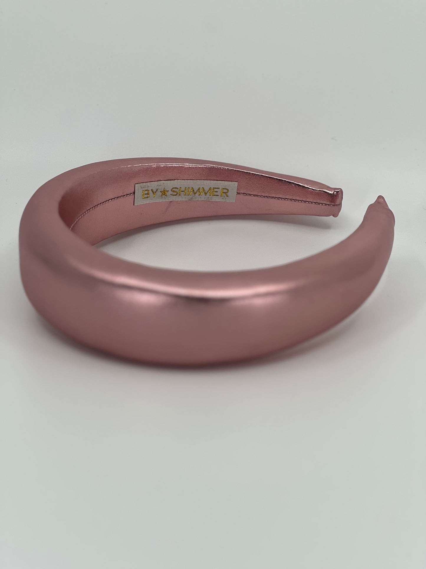 Rose Gold Metallic Luxury Padded Headband - BY⭑SHIMMER
