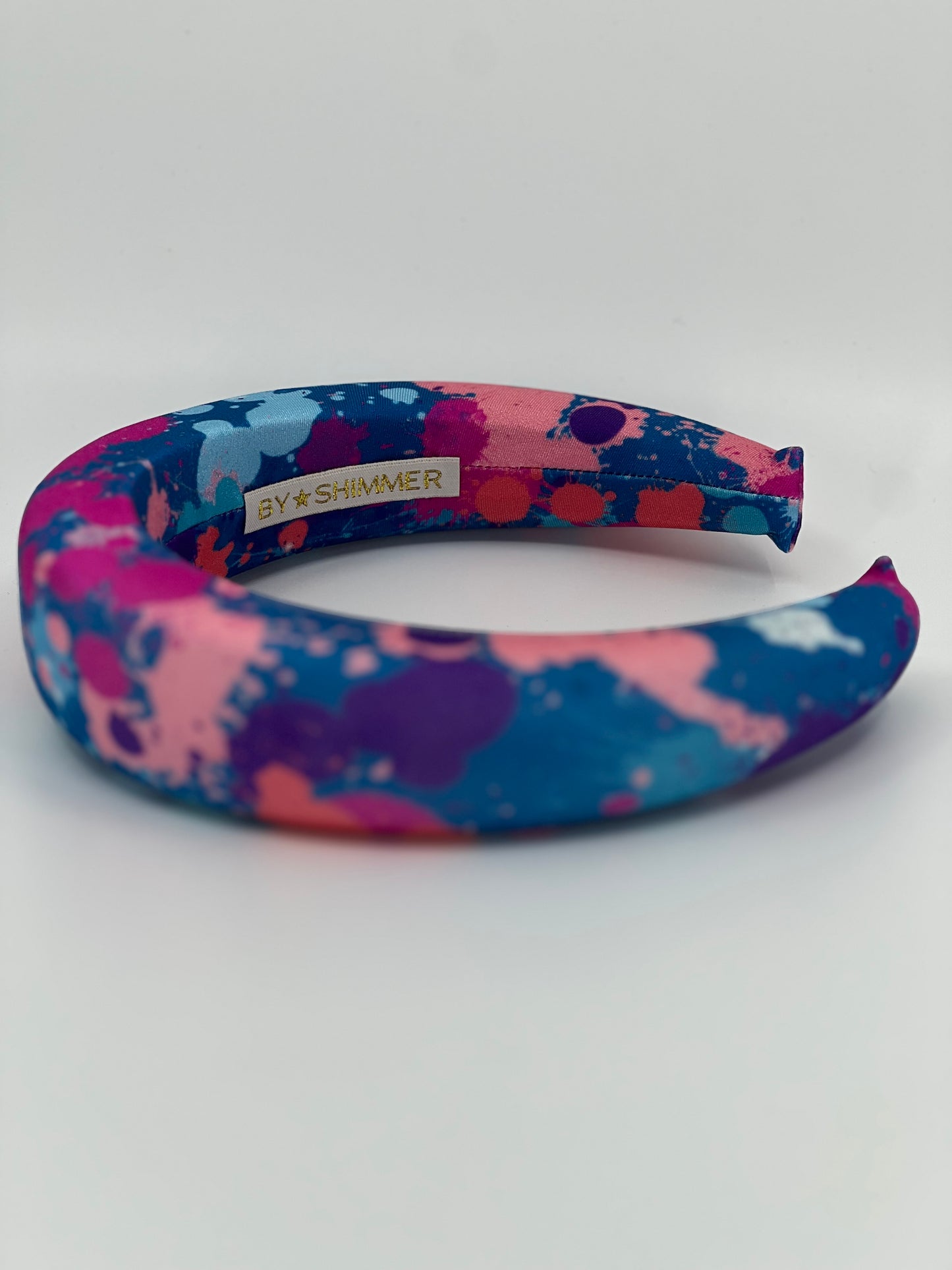 Paint Splash Fabric Luxury Padded Headband - BY⭑SHIMMER