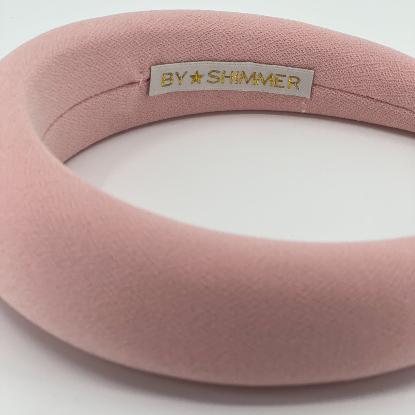 Blush Pink Luxury Padded Headband - BY⭑SHIMMER