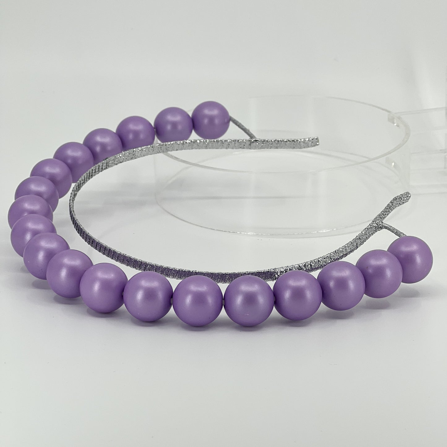 Purple Beaded Halo Headpiece - BY⭑SHIMMER
