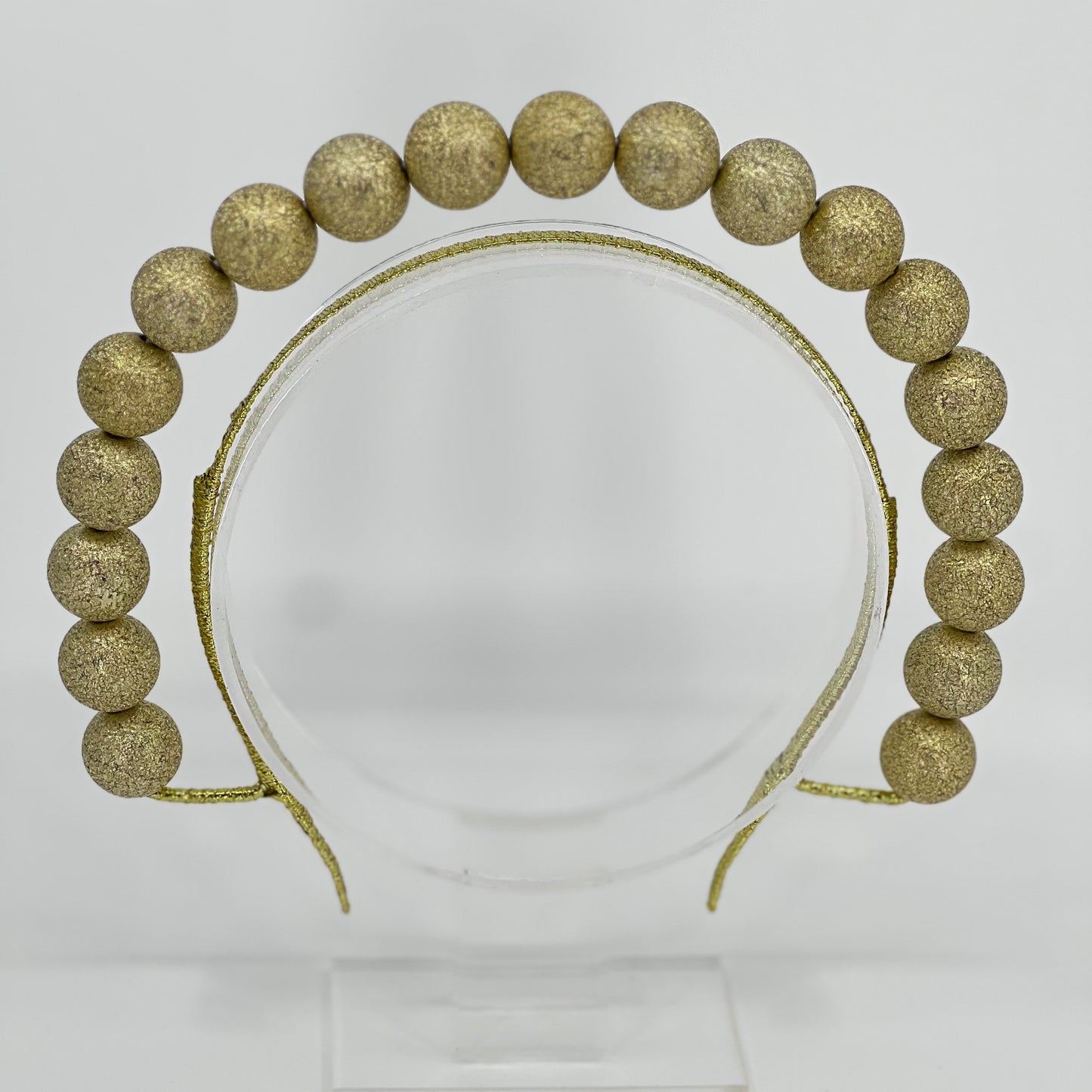 Gold Beaded Halo Headpiece - BY⭑SHIMMER