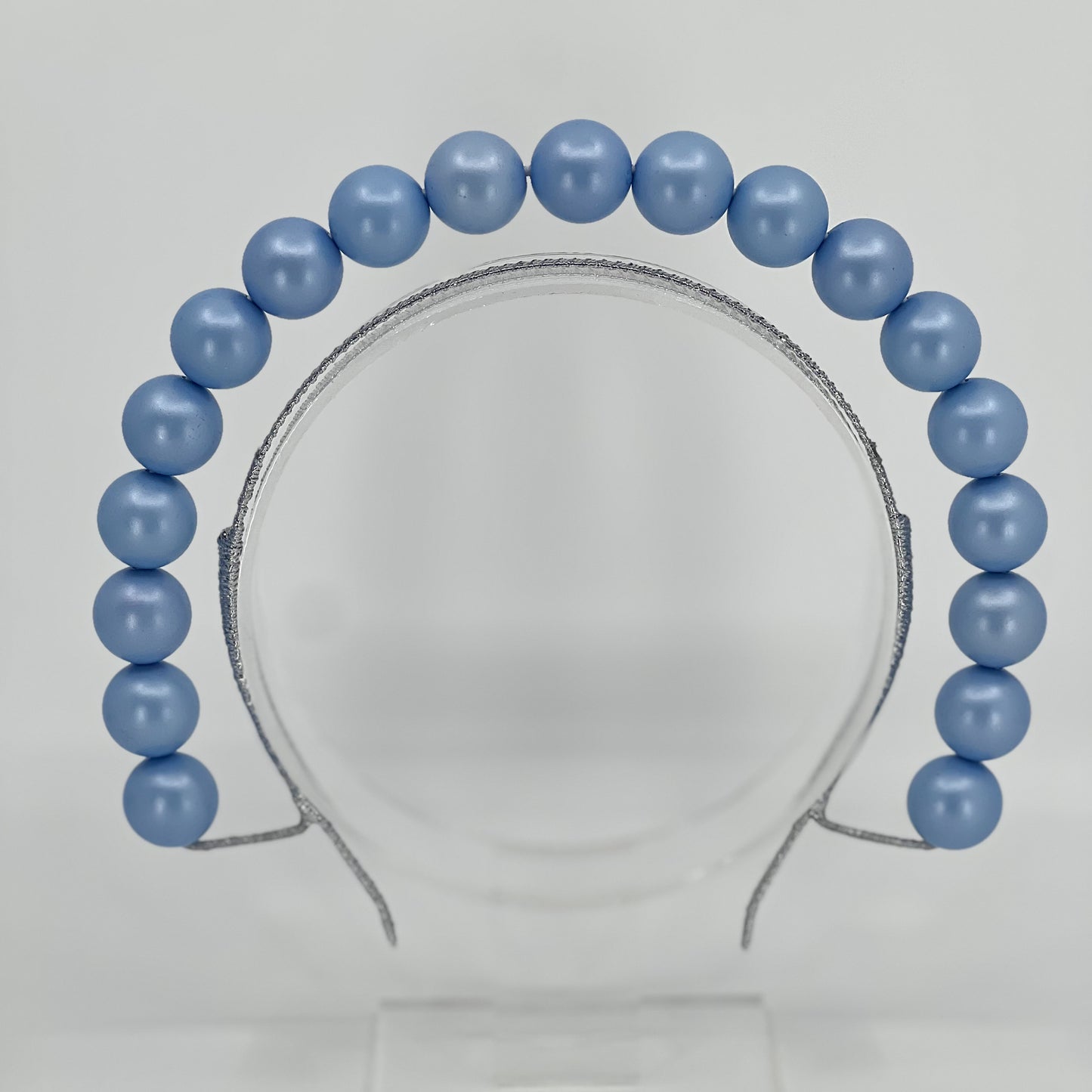 Pale Blue Beaded Halo Headpiece - BY⭑SHIMMER