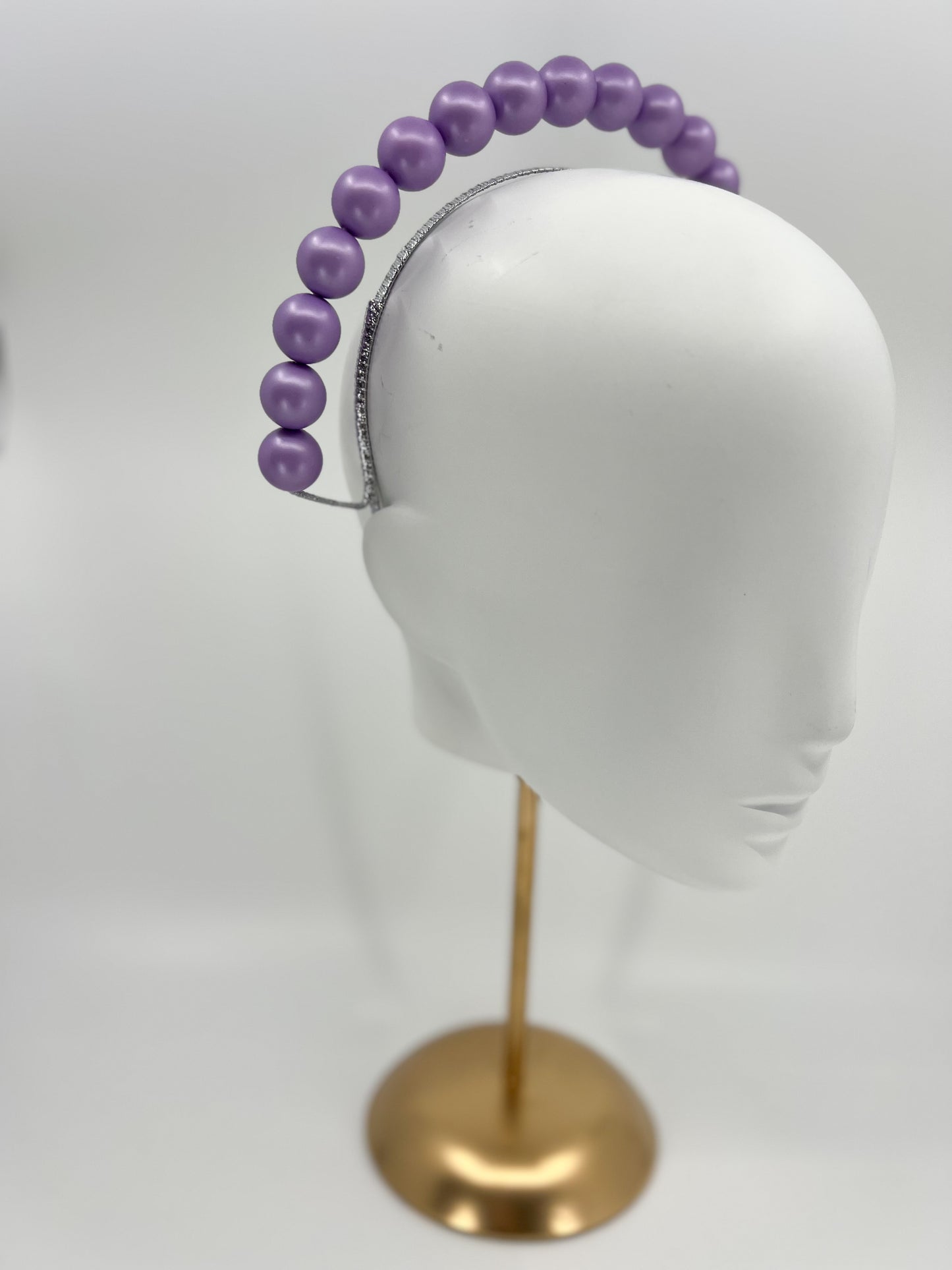 Purple Beaded Halo Headpiece - BY⭑SHIMMER