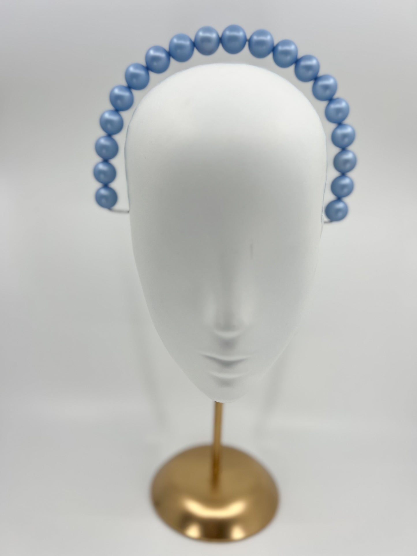 Pale Blue Beaded Halo Headpiece - BY⭑SHIMMER