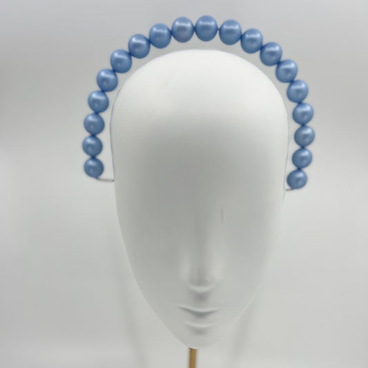 Pale Blue Beaded Halo Headpiece - BY⭑SHIMMER