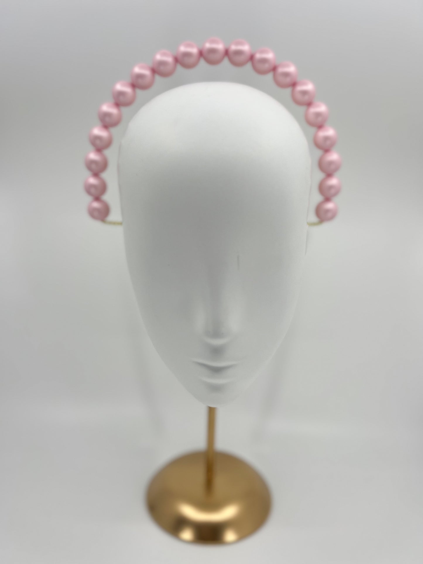 Pale Pink Beaded Halo Headpiece - BY⭑SHIMMER