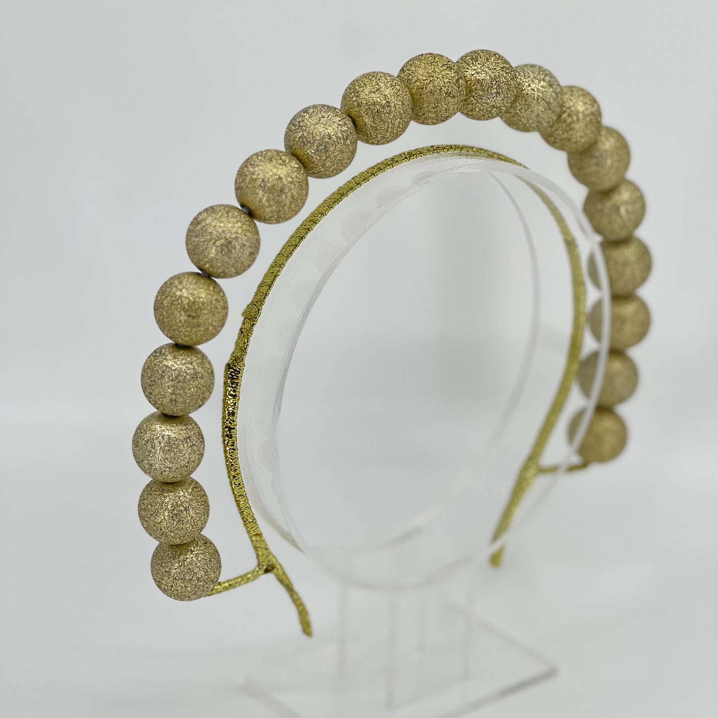 Gold Beaded Halo Headpiece - BY⭑SHIMMER