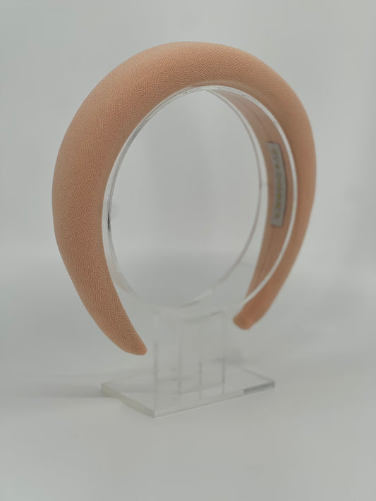 Peach Luxury Padded Headband - BY⭑SHIMMER