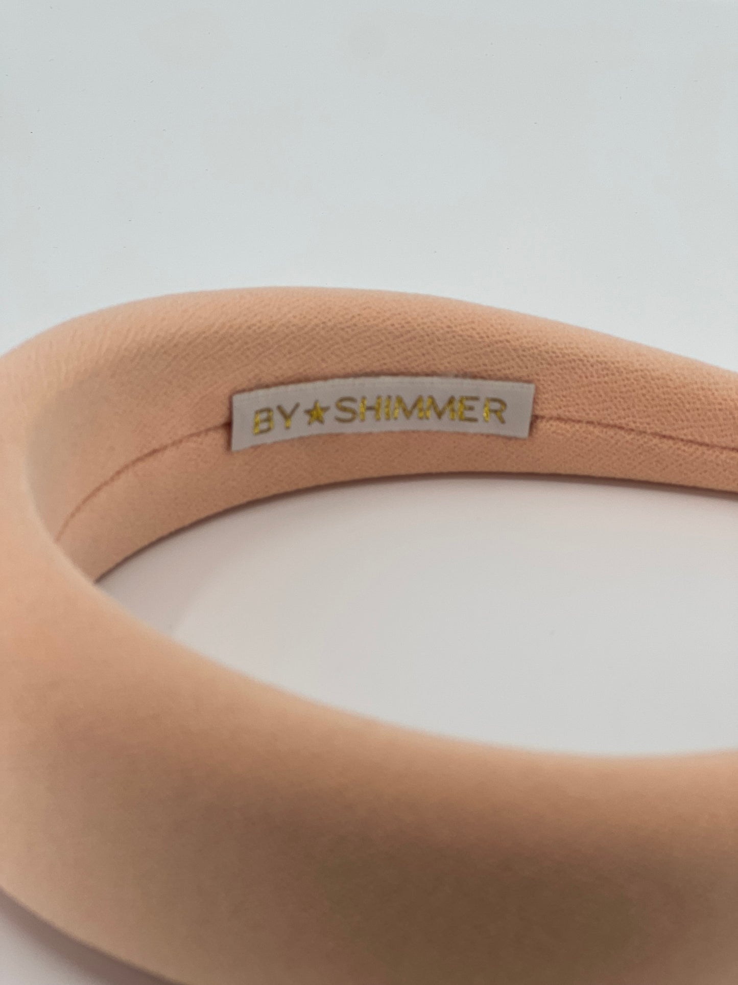 Peach Luxury Padded Headband - BY⭑SHIMMER