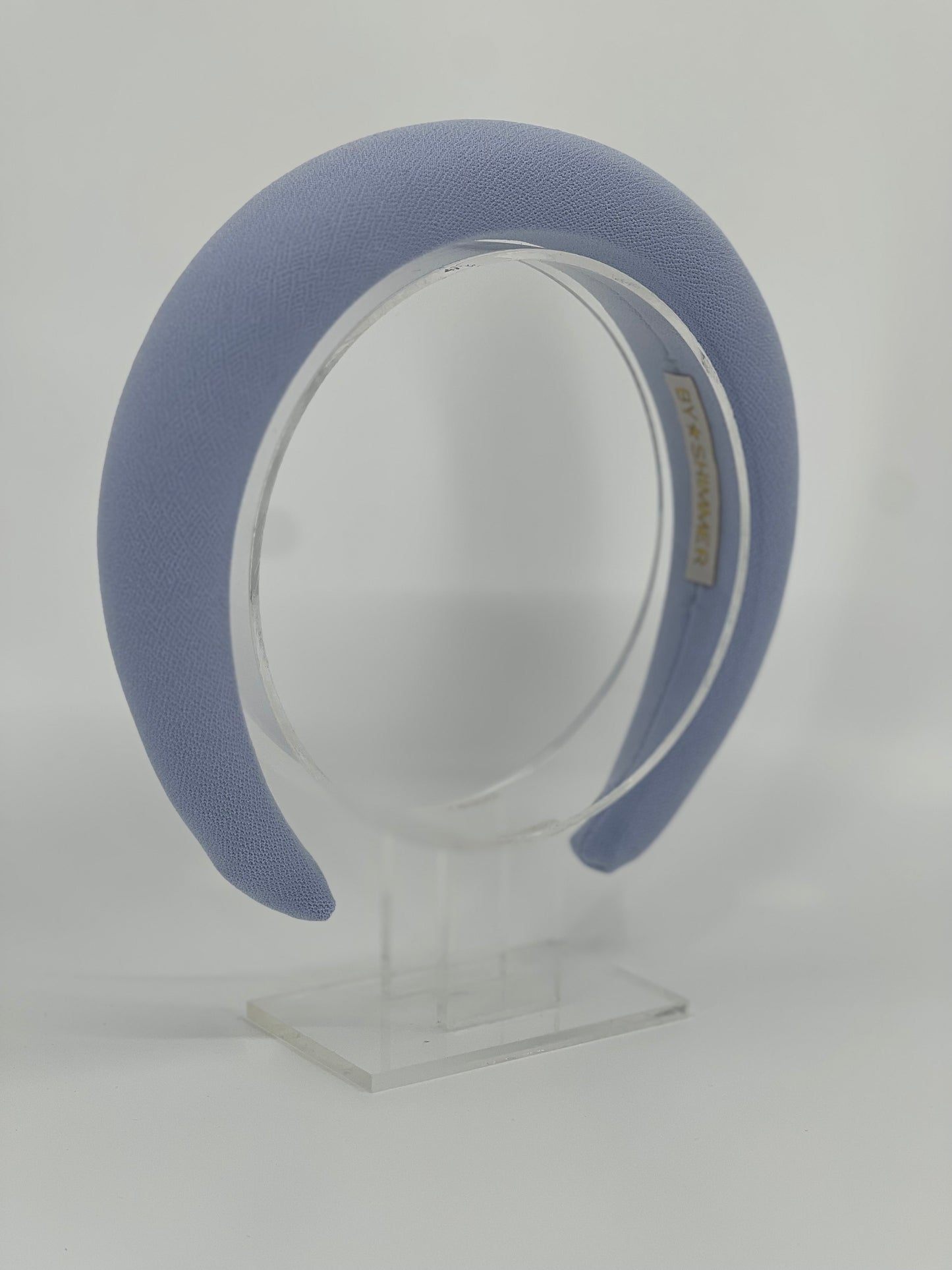 Pale Blue Luxury Padded Headband - BY⭑SHIMMER