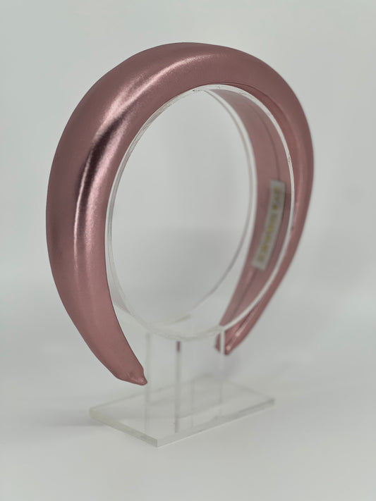Rose Gold Metallic Luxury Padded Headband - BY⭑SHIMMER