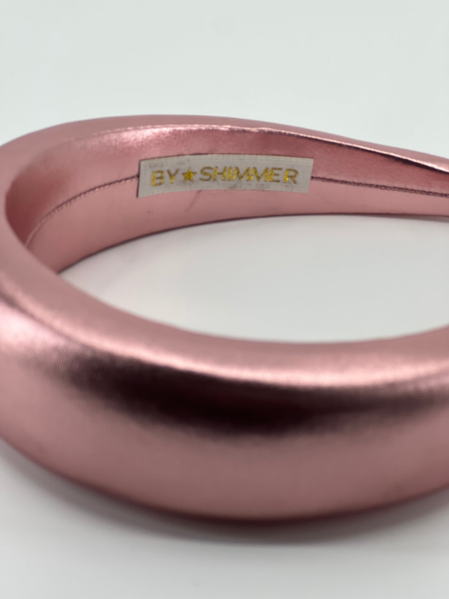 Rose Gold Metallic Luxury Padded Headband - BY⭑SHIMMER