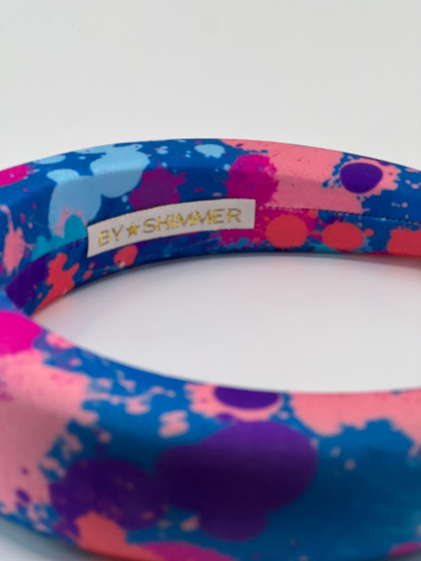Paint Splash Fabric Luxury Padded Headband - BY⭑SHIMMER