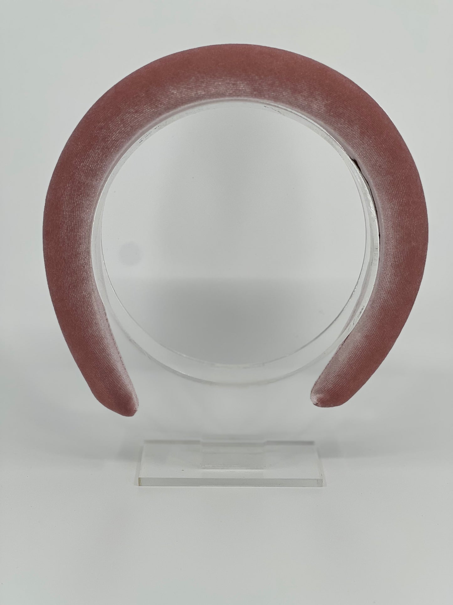 Blush Pink Luxury Velvet Padded Headband - BY⭑SHIMMER