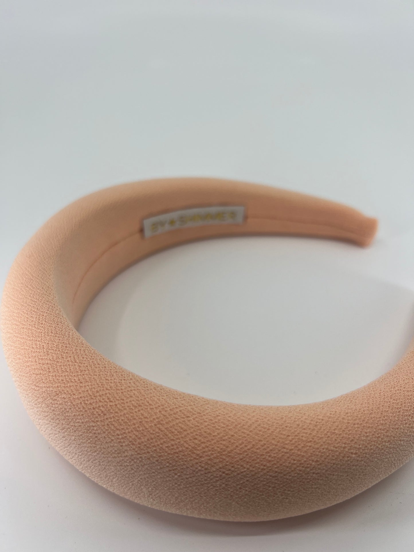 Peach Luxury Padded Headband - BY⭑SHIMMER
