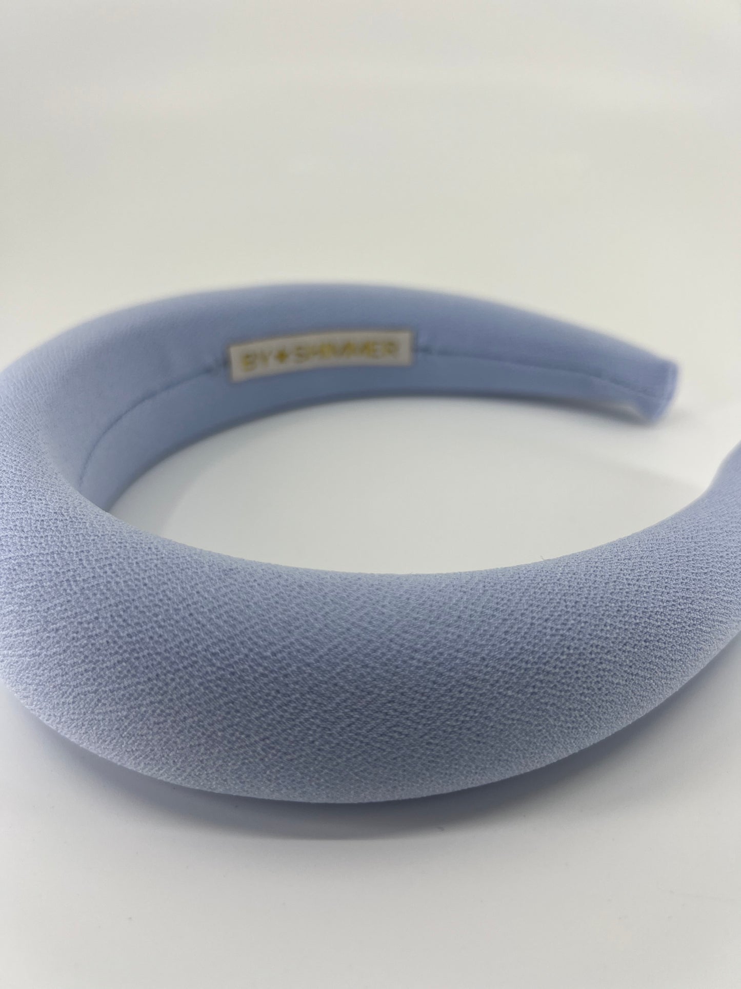 Pale Blue Luxury Padded Headband - BY⭑SHIMMER