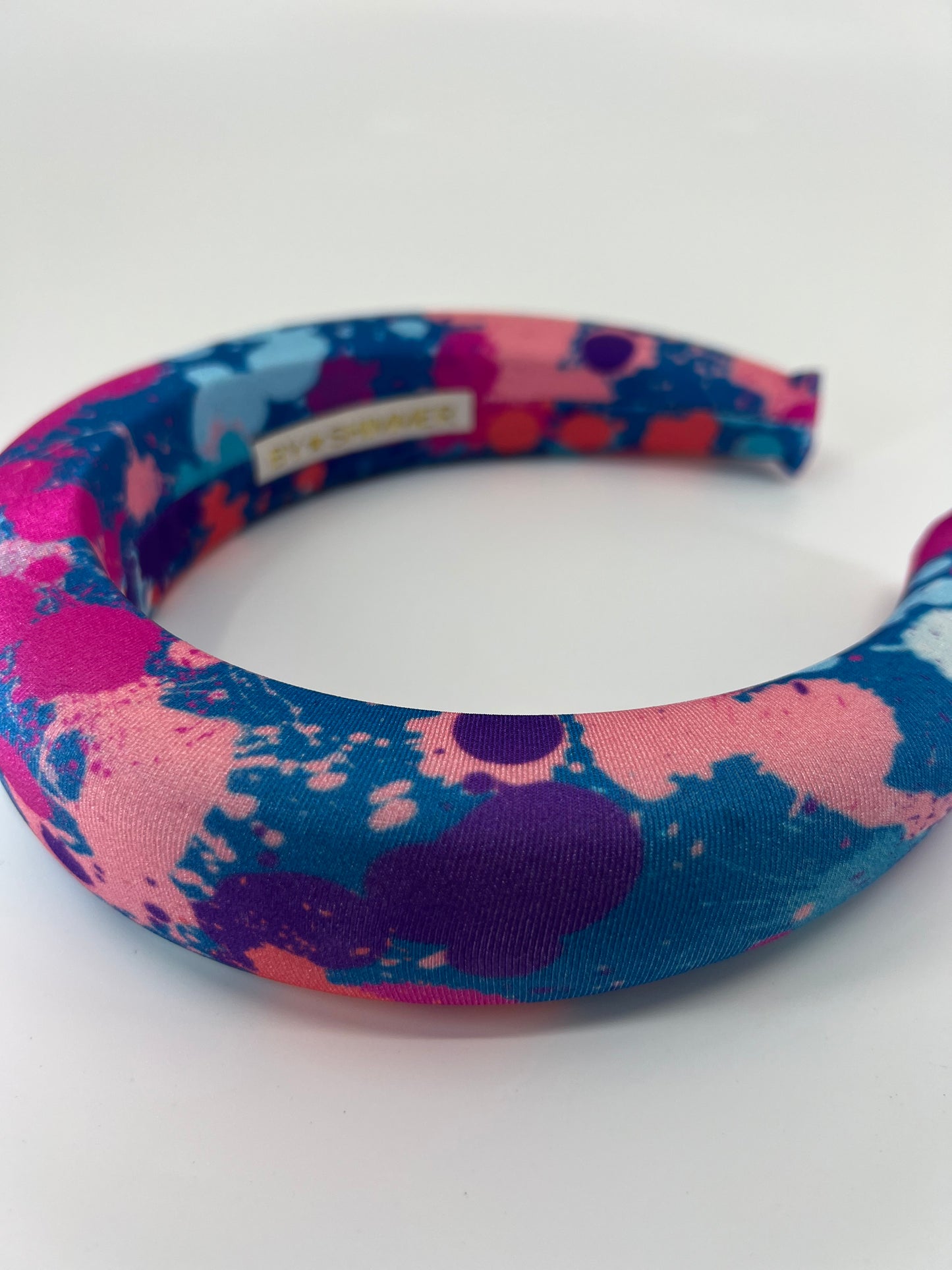 Paint Splash Fabric Luxury Padded Headband - BY⭑SHIMMER