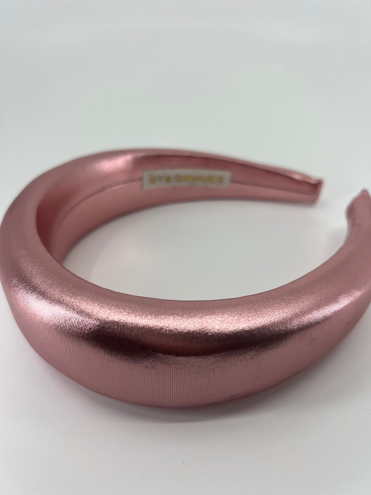 Rose Gold Metallic Luxury Padded Headband - BY⭑SHIMMER